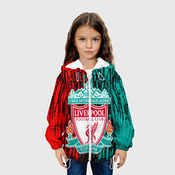 Куртка с капюшоном детская LIVERPOOL, цвет: 3D-белый — фото 2