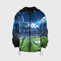 Куртка с капюшоном детская FC NAPOLI, цвет: 3D-черный