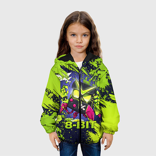 Детская куртка BRAWL STARS 8-BIT / 3D-Черный – фото 3
