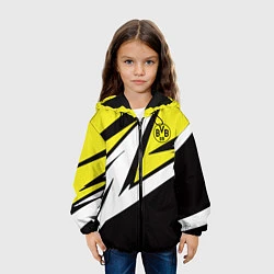 Куртка с капюшоном детская Borussia Dortmund, цвет: 3D-черный — фото 2