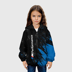 Куртка с капюшоном детская BMW БМВ, цвет: 3D-черный — фото 2