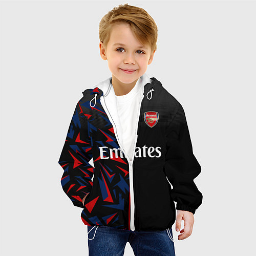 Детская куртка ARSENAL UNIFORM 2020 / 3D-Белый – фото 4