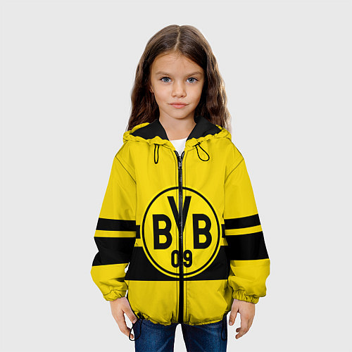 Детская куртка BORUSSIA DORTMUND / 3D-Черный – фото 3