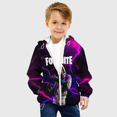 Детская куртка FORTNITE / 3D-Белый – фото 4