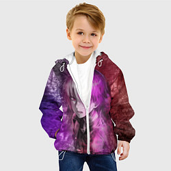 Куртка с капюшоном детская Шото Тодороки, цвет: 3D-белый — фото 2