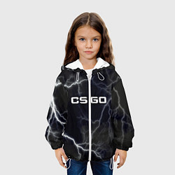 Куртка с капюшоном детская CS GO, цвет: 3D-белый — фото 2