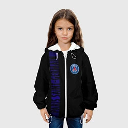 Куртка с капюшоном детская PSG, цвет: 3D-белый — фото 2