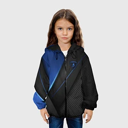 Куртка с капюшоном детская Lamborghini, цвет: 3D-черный — фото 2