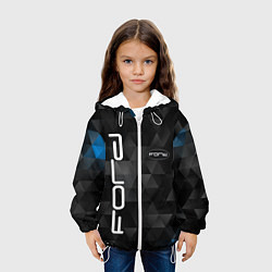 Куртка с капюшоном детская FORD, цвет: 3D-белый — фото 2