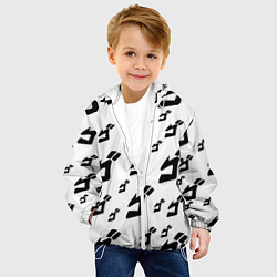 Куртка с капюшоном детская JoJo Bizarre Adventure, цвет: 3D-белый — фото 2