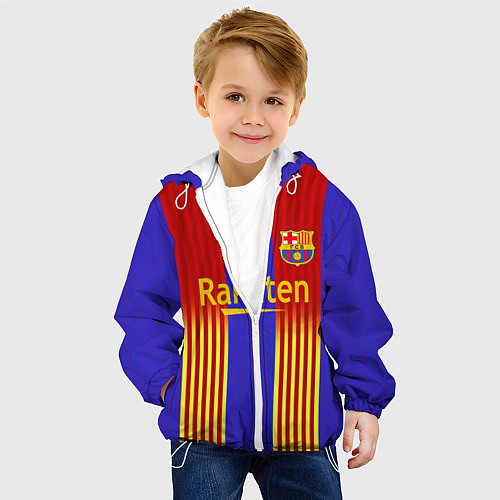 Детская куртка Barcelona 2020-2021 г / 3D-Белый – фото 4
