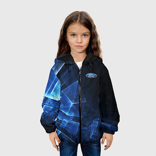Детская куртка Ford / 3D-Черный – фото 3