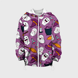 Куртка с капюшоном детская Halloween 2020, цвет: 3D-белый
