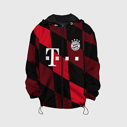 Куртка с капюшоном детская ФК Бавария Мюнхен, цвет: 3D-черный