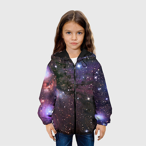 Детская куртка Галактика S / 3D-Черный – фото 3