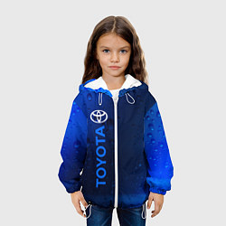 Куртка с капюшоном детская TOYOTA ТОЙОТА, цвет: 3D-белый — фото 2