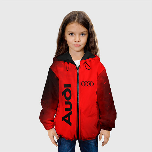 Детская куртка AUDI АУДИ / 3D-Черный – фото 3