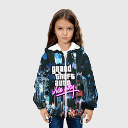 Куртка с капюшоном детская GTA, цвет: 3D-белый — фото 2