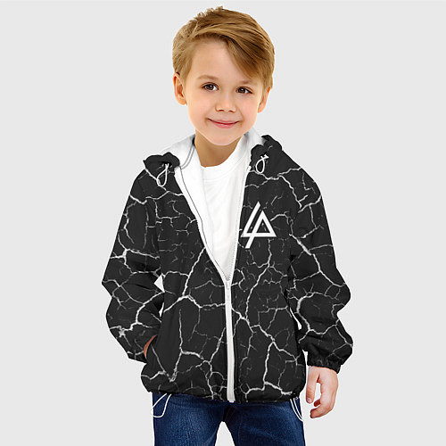 Детская куртка LINKIN PARK ЛИНКИН ПАРК / 3D-Белый – фото 4