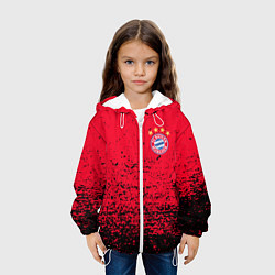 Куртка с капюшоном детская BAYERN MUNCHEN, цвет: 3D-белый — фото 2