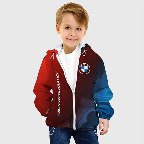 Детская куртка BMW БМВ / 3D-Белый – фото 4