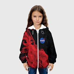 Куртка с капюшоном детская NASA НАСА, цвет: 3D-белый — фото 2