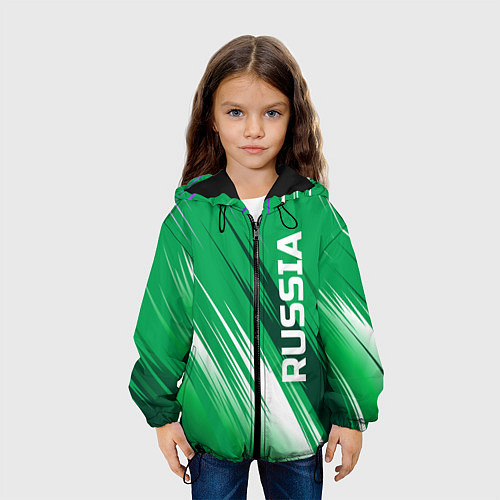 Детская куртка RUSSIA / 3D-Черный – фото 3