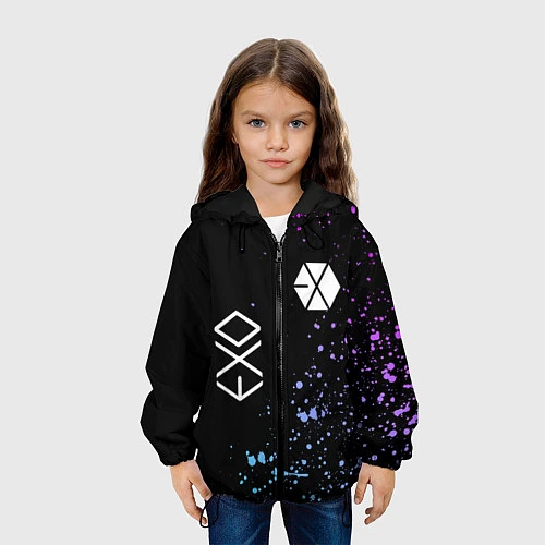 Детская куртка EXO BAND / 3D-Черный – фото 3