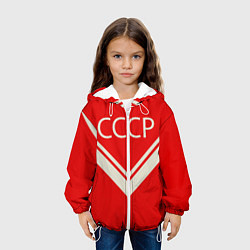 Куртка с капюшоном детская СССР хоккейная форма, цвет: 3D-белый — фото 2