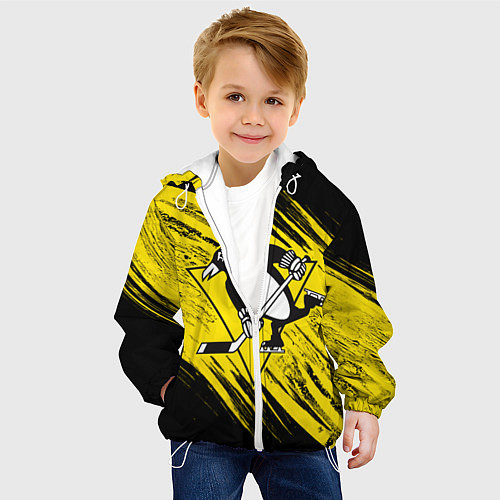 Детская куртка Pittsburgh Penguins Sport / 3D-Белый – фото 4