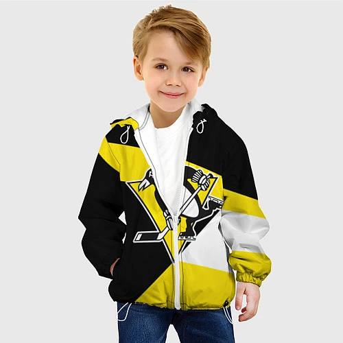 Детская куртка Pittsburgh Penguins Exclusive / 3D-Белый – фото 4