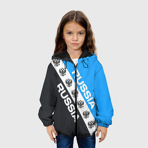 Детская куртка RUSSIA SPORT / 3D-Черный – фото 3