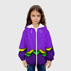 Куртка с капюшоном детская MELTING, цвет: 3D-белый — фото 2