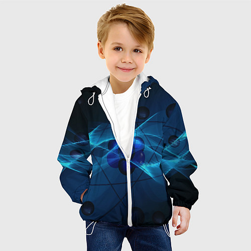 Детская куртка Атом / 3D-Белый – фото 4