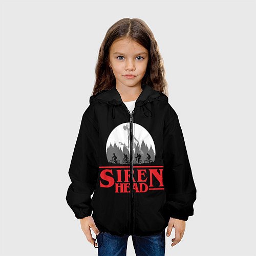 Детская куртка Siren Head / 3D-Черный – фото 3