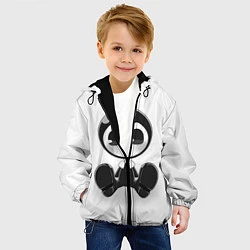 Куртка с капюшоном детская Bendy And The Ink Machine, цвет: 3D-черный — фото 2