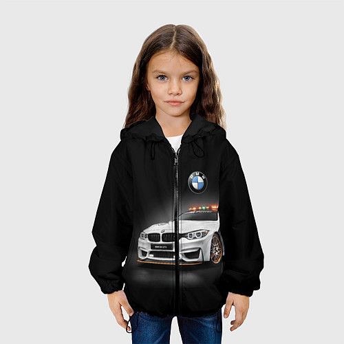 Детская куртка Safety car / 3D-Черный – фото 3