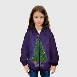 Куртка с капюшоном детская Among Us - New Year, цвет: 3D-черный — фото 2