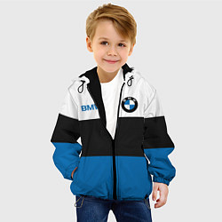 Куртка с капюшоном детская BMW SPORT, цвет: 3D-черный — фото 2
