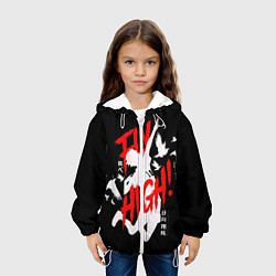 Куртка с капюшоном детская Haikyuu Haikyu Haikuu !, цвет: 3D-белый — фото 2