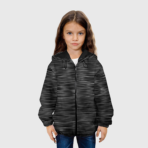 Детская куртка Цвет асфальт / 3D-Черный – фото 3