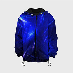 Куртка с капюшоном детская Космический вихрь, цвет: 3D-черный