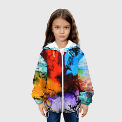 Куртка с капюшоном детская Импрессия, цвет: 3D-белый — фото 2