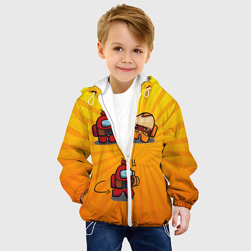 Детская куртка Among Us / 3D-Белый – фото 4
