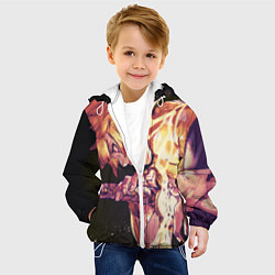 Куртка с капюшоном детская ЗЕНИЦУ ИЗ КЛИНКА, цвет: 3D-белый — фото 2
