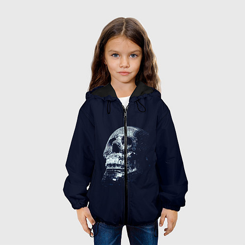 Детская куртка Череп / 3D-Черный – фото 3