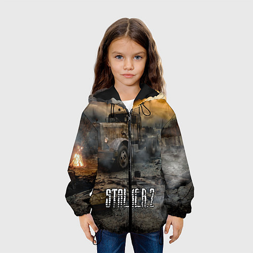 Детская куртка Stalker 2 Мертвый город / 3D-Черный – фото 3