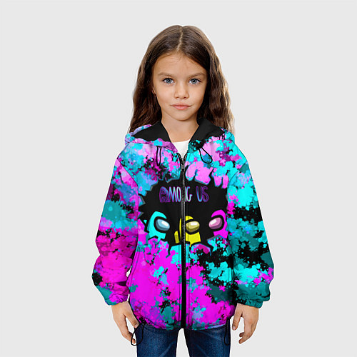 Детская куртка Among Us / 3D-Черный – фото 3