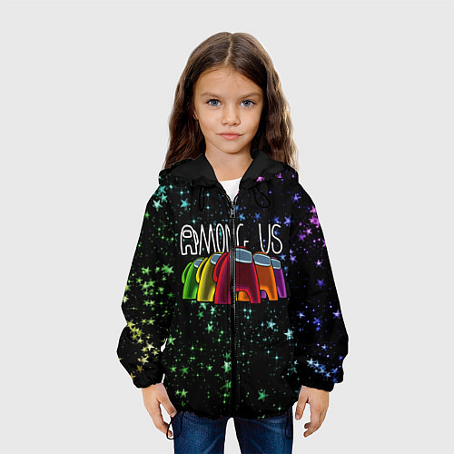 Детская куртка AMONG US / 3D-Черный – фото 3