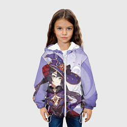 Куртка с капюшоном детская GENSHIN IMPACT, МОНА, цвет: 3D-белый — фото 2